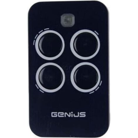 Genius – Télécommande pour moteurs – 4 canaux – Alimentation 12 V – Fréquence 433,92 MHz – Émetteur mural au design élégant (1/5)