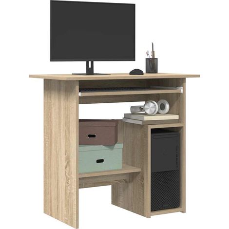 Schreibtisch Sonoma-Eiche 80x45x74 cm Holzwerkstoff