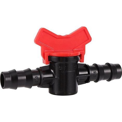 12 Pices Vanne-16mm De Commutation D'irrigation Tuyau Vanne D'irrigation En Pe Pour Jardin Aquarium Potager (1/4)