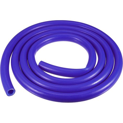 Voiture Silicone Aspirateur Tube Tuyau Ligne Bleu ID 16mm 9.84ft Longueur (1/5)