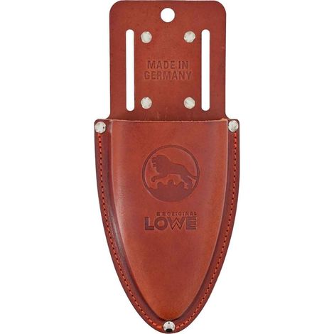 Custodia cesoie potatura Stocker Löwe pelle 100% robusta clip cintura (1/4)