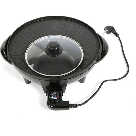 Poêle électrique, poêle à frire 1200 W 2 en 1 pour la cuisine (1/5)