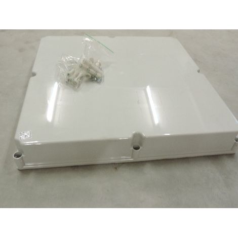 Couvercle opaque pour boite coffret polycarbonate 540x540x205mm (1/3)