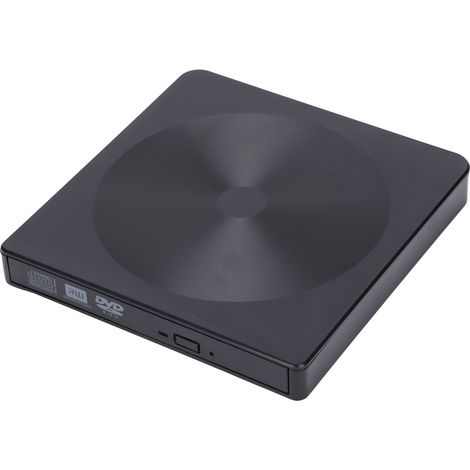 Lecteur optique externe USB Type-C, vitesse stable de 5 Gbit/s, Plug & Play, bonne compatibilité avec les lecteurs DVD (1/5)