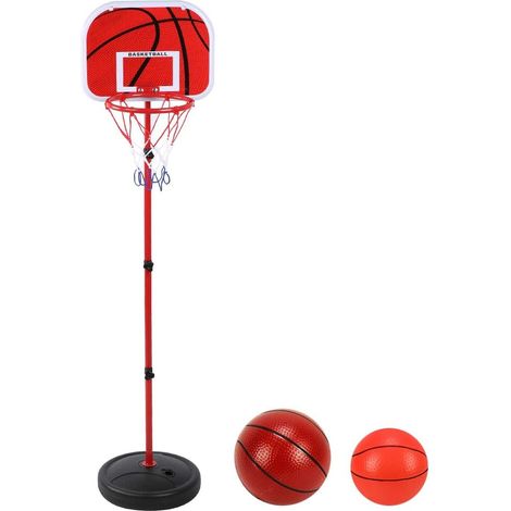 Équipement de basket-ball - 34 × 30 × 10 150 cm - Hauteur réglable - Support de basket-ball pour enfants - Équipement d'entraînement pour enfants - Intérieur et extérieur (1/5)