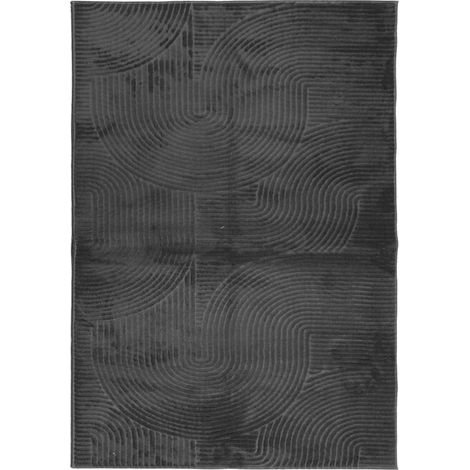 Maison Exclusive - Teppich IZA Kurzflor Skandi-Stil Anthrazit 120