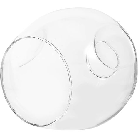 Abat-jour en verre transparent de rechange pour suspension, idéal pour la maison. (1/5)