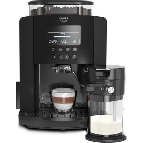 KRUPS Robot Café Arabica Latte Noir EA819N10 (1/3)