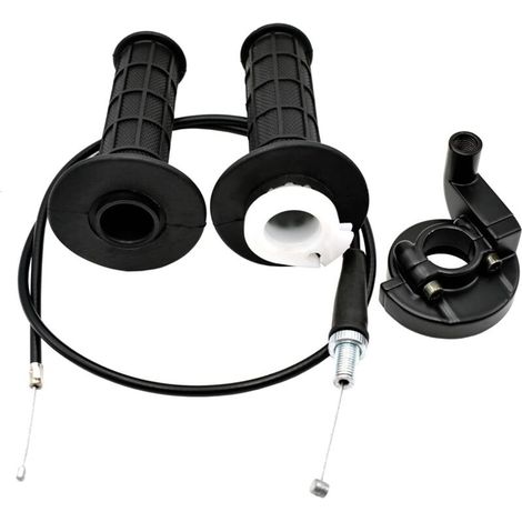 Kit de manche de gaz, support de commande de gaz et câble de gaz de 90 cm pour ATV/Quad, moto cross - Compatible 110-250 CC (1/5)