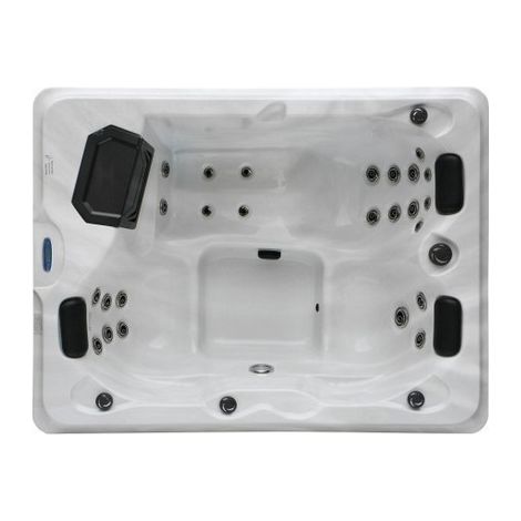Bagno Italia Minipiscina spa relax 210x160 cm 25 getti cromoterapia e bluetooth (1/3)