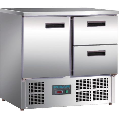 Table Réfrigérée Positive 240 L - 2 Tiroirs 1 Porte - Polar