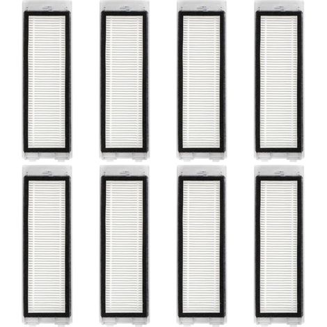 (8 pièces) Q Revo Filtre HEPA de remplacement compatibles avec l'aspirateur robot Roborock Q Revo, filtres de pièces de rechange, Filtres cylindriques QRevo Accessoires pour aspirateurs (1/4)