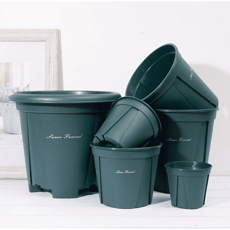 sizes plastic pots with trays-6 succulent plants in aloe vera pots, decorative pots for electronic strawberry root control (1/5)
