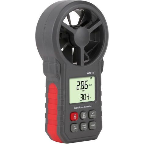 Anémomètre portatif compact pour la mesure précise de la vitesse du vent dans les domaines de la météorologie agricole et de l'éducation, fabriqué en matériau ABS, disponible en plusieurs couleurs. (1/5)