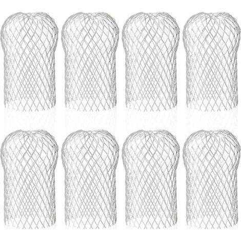 Lot de 8 filtres de gouttière en aluminium pour gouttière - Protection contre les feuilles et la mousse (1/5)