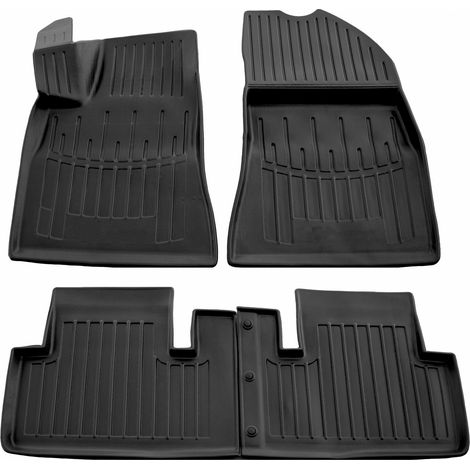 Alfombrillas para el sedán Tesla Model 3 (2017-2023), excepto la versión con bomba de calor. (1/5)