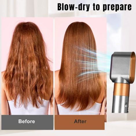 Accessoire de Préchauffage Compatible avec Dyson Airwrap HS05/01 - Embout Anti-Frisottis Or (1/5)