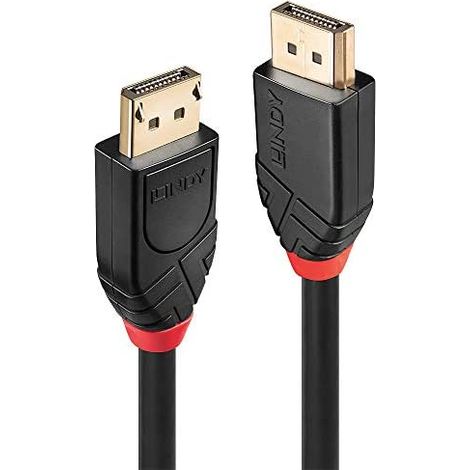Câble de raccordement LINDY Fiche mâle DisplayPort, Fiche mâle DisplayPort 15.00 m noir 41079 Câble DisplayPort S210432 (1/3)