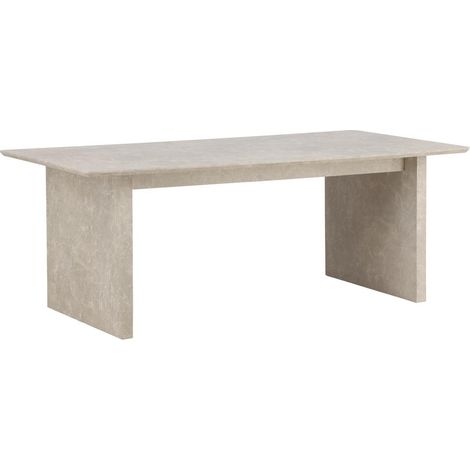 Table à Manger Design "Vail" 200cm Beige (1/5)
