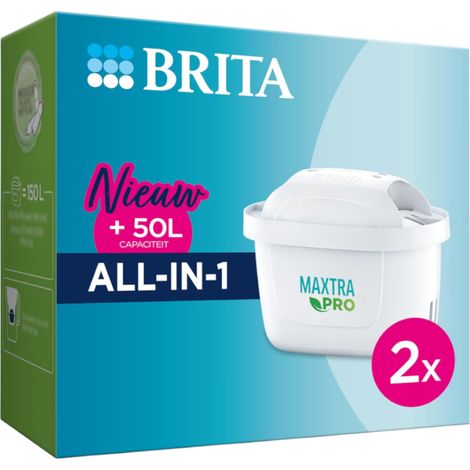 Ersatzteil - SOS Accessoire Lot de 2 cartouches filtrantes BRITA MAXTRA PRO AIO pour Divers petit ménager BRITA 1050413 - - BOSCH, BRITA