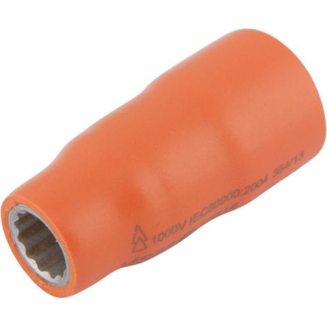 Douille 12 pans isolée 8mm 3/8'' 1000V VDE IEC 60900 CrV - OE 0231 - CLAS Equipements (1/2)