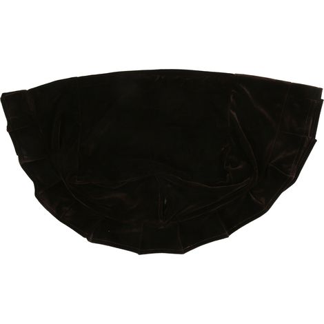 Housse de tabouret de piano en velours doré foncé, protection anti-poussière pour siège unique (1/5)
