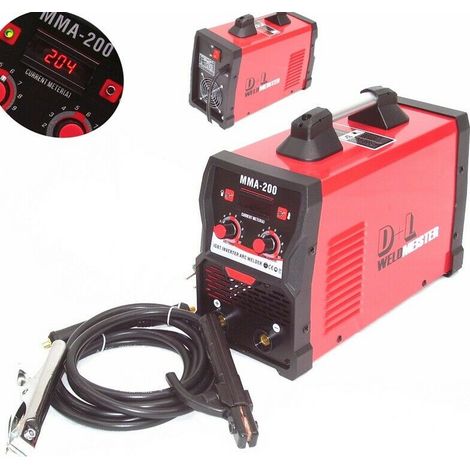 Inverter E-Hand Schweißgerät MMA 200A Elektrodengerät 13961 Elektrodeninverter (1/5)