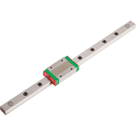 Rail Guide Linéaire MGN12H 250mm pour Imprimante 3D CNC, Glissière à Billes en Acier Inoxydable