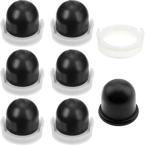6 PièCes Pompe D'AmorçAge Compatible Avec 494408/694394, Ampoule D'AmorçAge Pour Briggs & Stratton Tondeuse DéBroussailleuse Tracteur(noir) (1/4)