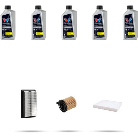 Kit tagliando 3 FILTRI e 5L OLIO compatibile con Hyundai Kona 1.6 T-GDI 146kw dal 2020 (1/5)