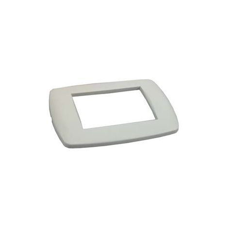 PLACCA 3 POSTI MILLENNIUM BIANCA- - 3 posti - mm.123x84h.(7843.T.B) - 15 pezzi MARLANVIL