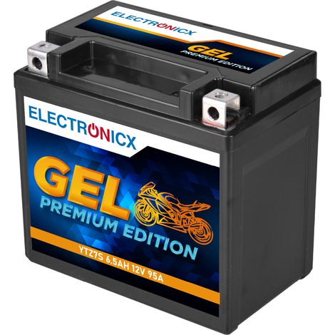 Electronicx YTZ7S GEL Motorradbatterie 12V 6,5Ah – Wartungsfrei & Leistungsstark – TTZ7S-BS YTZ7-S GEL12-7Z-S - Premium Batterie 12V Wartungsfrei