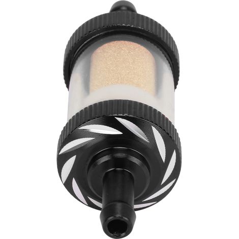 Filtre à essence moto ABS résistant à la chaleur pour carburant, diamètre 6mm, noir, découpe précise, compatible motocyclette. (1/5)