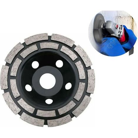 Disque diamant 125 mm – Alésage 22,23 mm – Meule pour béton et pierre – Vitesse max 12 250 tr/min – Coupe rapide et durable (1/5)
