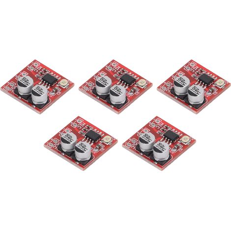 Amplificateur Audio LM386 5 Modules avec Réglage Gain 20‑200x, Alimentation DC4V‑12V pour DIY (1/5)