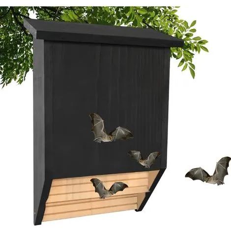 aus Holz Nistraum Gartenhaus für Fledermaus für Garten (1/3)