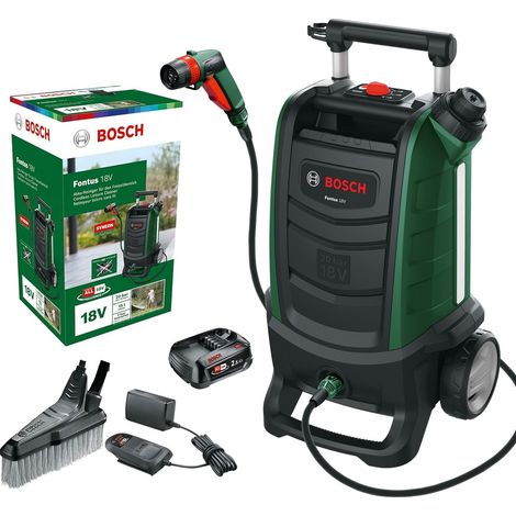 Bosch 06008B6102 Cordless 18v Outdoor Cleaners Fontus + 2.5AH Battery Kit (1/5)