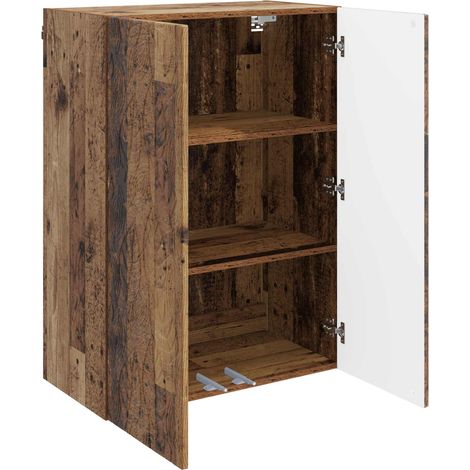 Armadietto a muro  Mobiletto a muro Legno antico 66 x 34,5 x 90 cm DAS728406 (1/5)