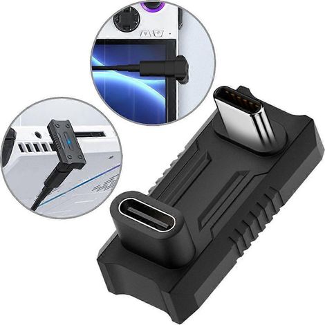 Adaptateur USB-C mâle vers femelle pour ROG, compatible avec les données jusqu'à 20 Gbit/s et la vidéo 8K à 60 Hz. (1/4)