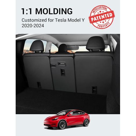 pezzi Tesla Model Y seconda fila sedili posteriori coprisedili tappetino per animali domestici per tutte le stagioni per Model Y 5 posti 2024-2021 (1/4)