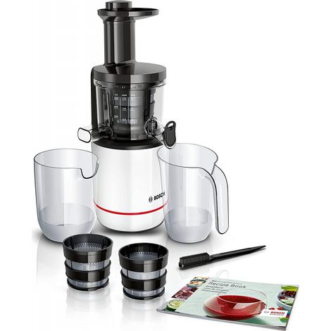 Bosch Slow Juicer VitaExtract MESM500W, Entsafter ,weiß/schwarz