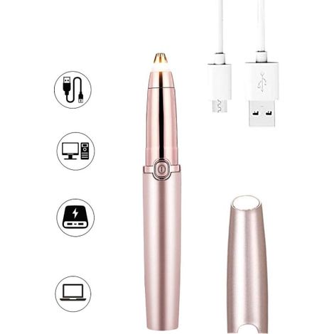 Épilateur de sourcils indolore et rechargeable-AquaForge (1/5)