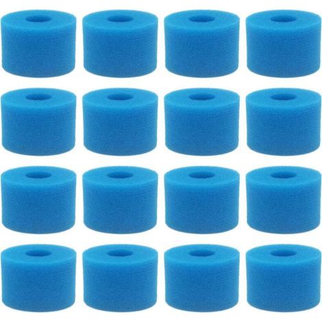 16-teiliges Set für Pure Spa wiederverwendbare, waschbare Schaumstofffilterkartusche für Whirlpools, Typ S1 (1/5)