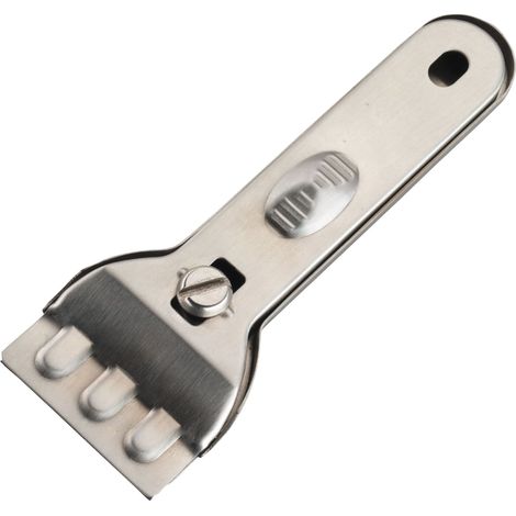 KitchenCraft Raschietto per piano cottura di Acciaio inox, 14 cm
