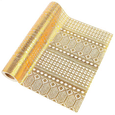 Tapis Tiroir Cuisine, Tapis Fond de Tiroir Antiderapant, Non-Adhésif Tapi de Placard Cuisines, Découpable Tiroirs Protection pour Placards Tiroirs Armoires, PVC, 30 x 300 cm (1/5)