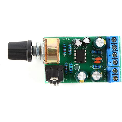 Module Amplificateur Audio Stéréo 2 Canaux TDA2822M 3,5mm AUX Carte Ampli DC 1,8-12V (1/5)