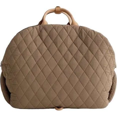 Kleine Hundetransporttasche – Autositz für Katzen und Hunde – Geeignet für kleine Haustiere mit einem Gewicht von 3 bis 4 kg – Größe S – Khaki (1/4)