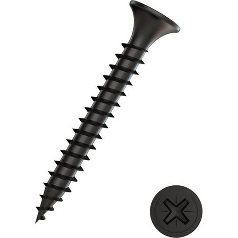 TrendLine Schnellbauschrauben 3,9 x 35mm PH2 500 Stück Gipskarton Trompetenkopf (1/2)