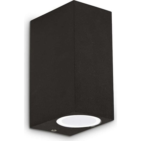 Ideal Lux Up - Applique Murale Extérieure Up Down à 2 Lumières Noir IP44, G9 (1/2)