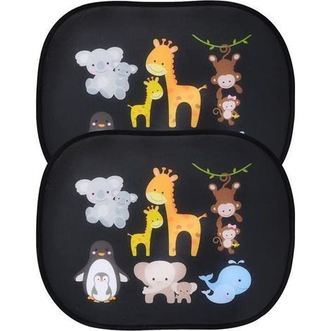 2 Stück 44x36cm Sonnenschutz für Babyautos, Sonnenschutz für Autofenster, UV-Schutznetz für Autos[142]
